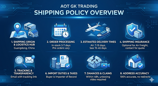 Zao Hua Battle Titan Shipping Fee