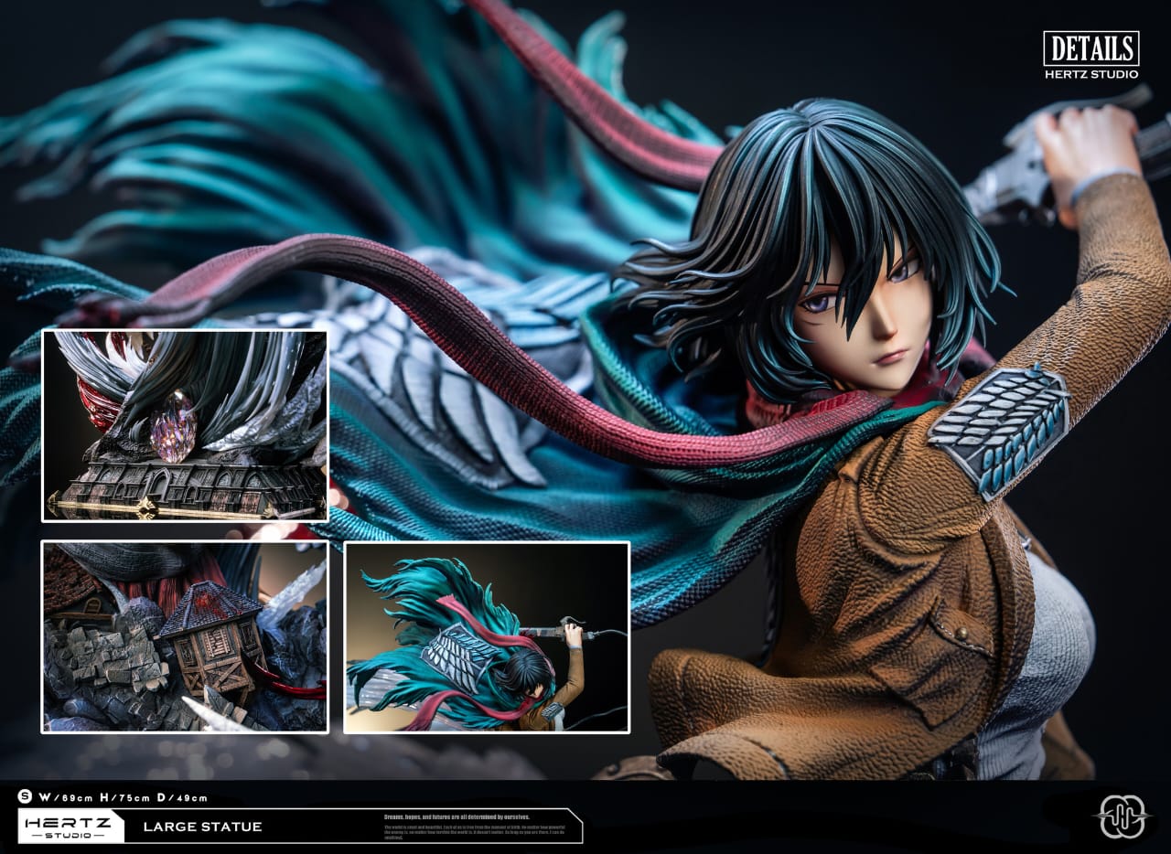 Hertz Studio - Mikasa vs Female Titan  ( in Stock )