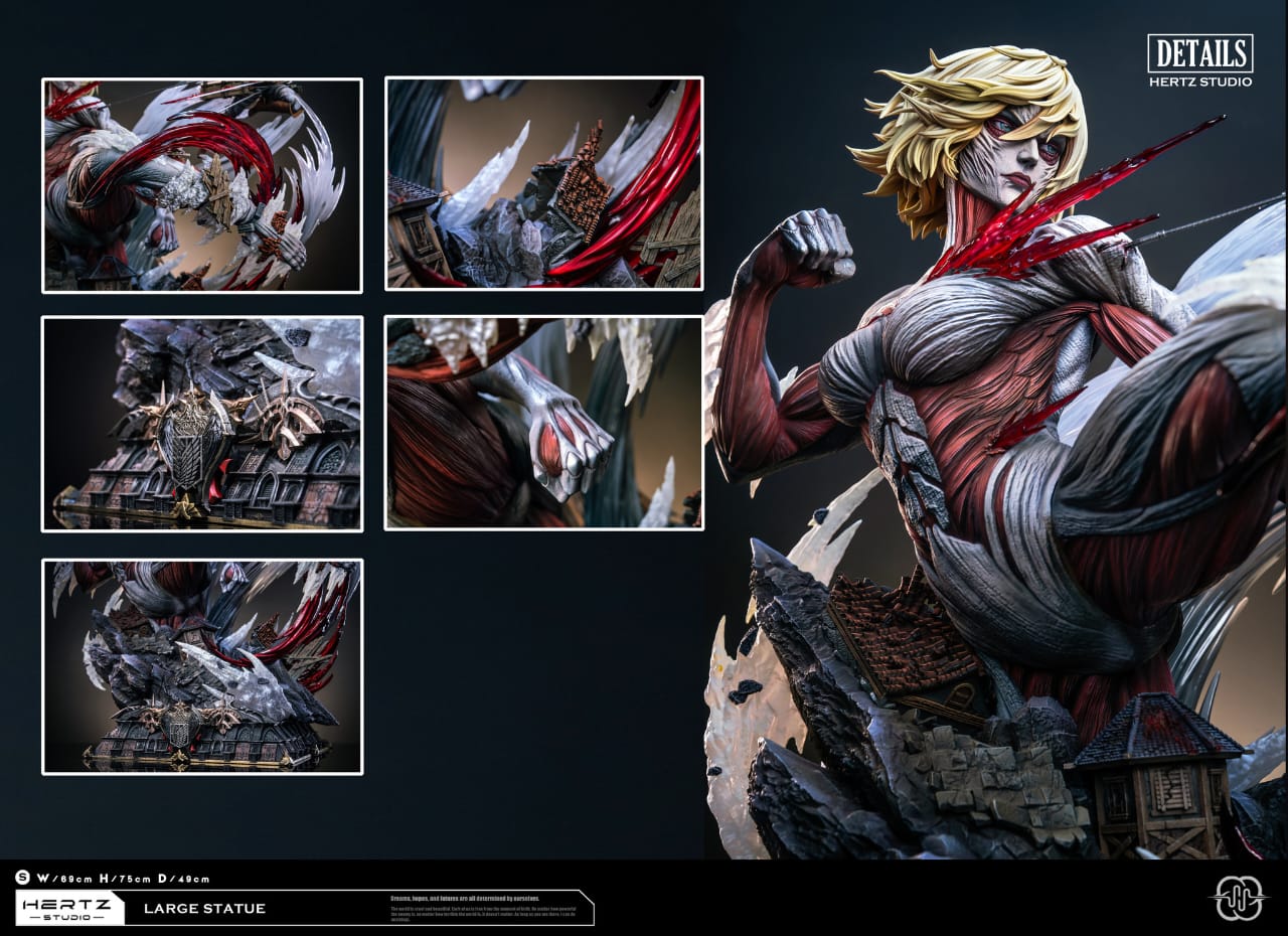 Hertz Studio - Mikasa vs Female Titan  ( in Stock )