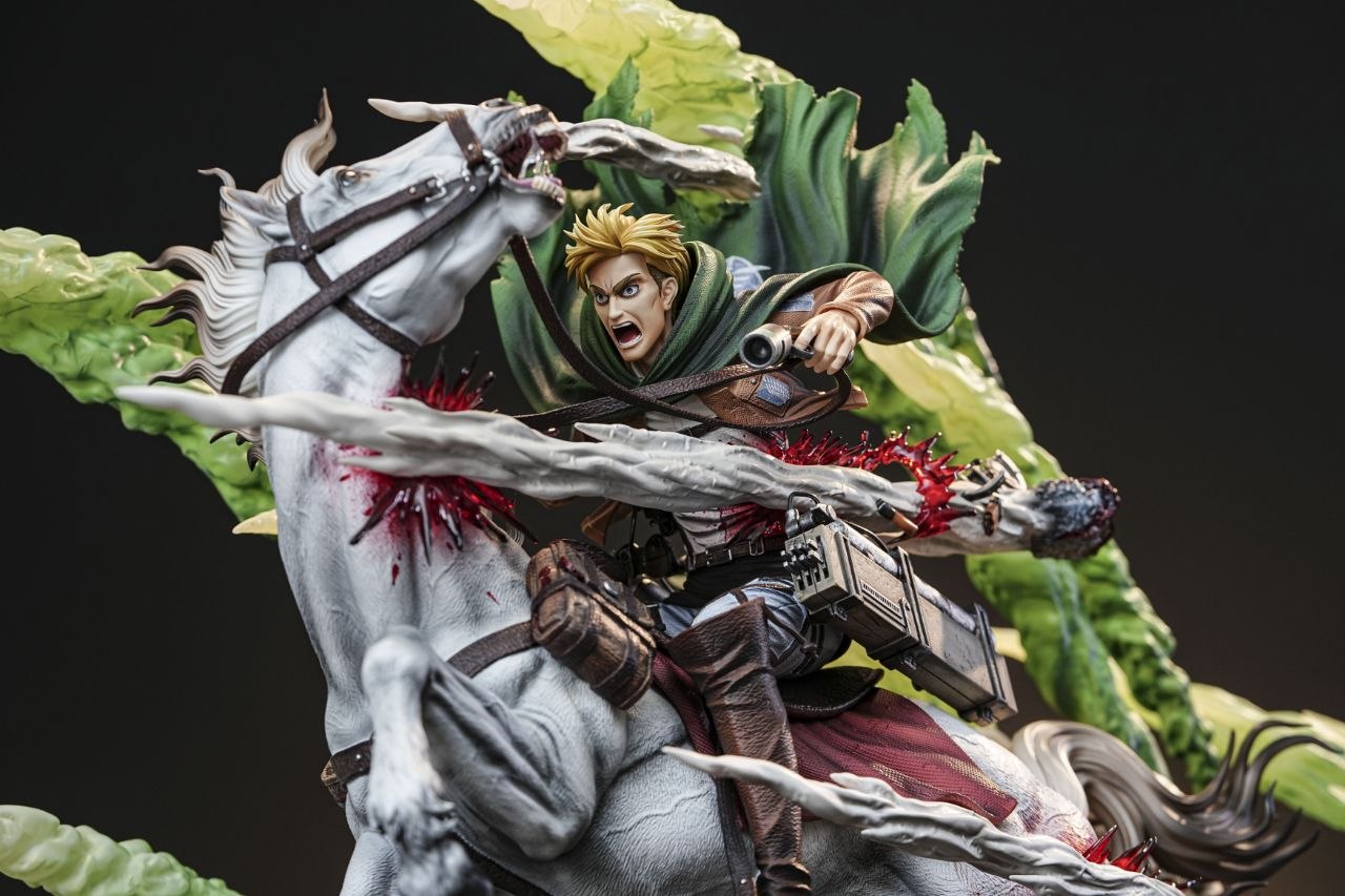 Model Power Studio - Commander Erwin's Suicide Charge  Attack on Titan